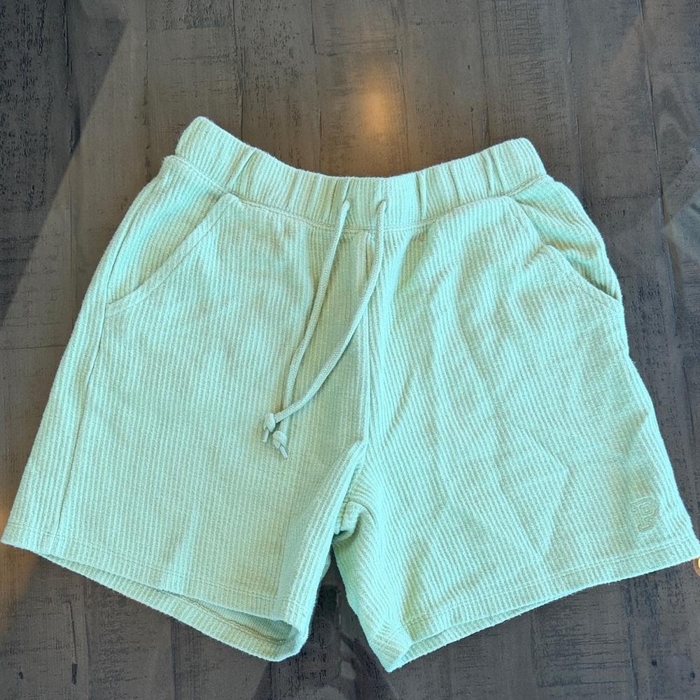 Victoria's Secret PINK Ribbed Shorts in Green & Blue Womens Size XS. 100% Cotton - Picture 6 of 10
